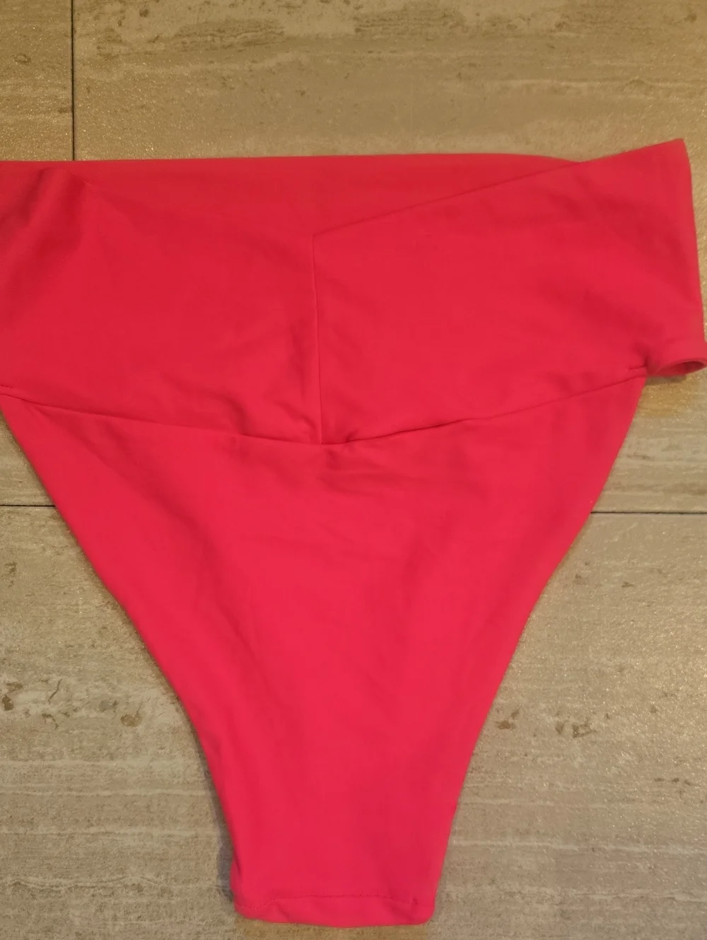 New Aerie Hot Pink High Cut Cheeky Bikini Bottoms